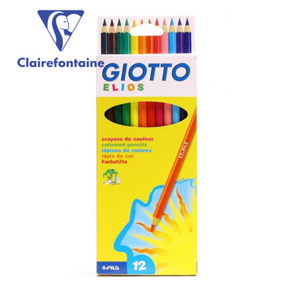 [클레르퐁텐] Giotto [지오토] ELIOS 색연필 (12색)