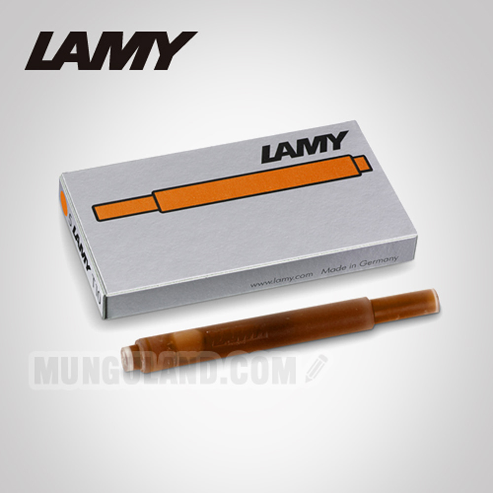 Lamy 라미 Safari 코퍼 오렌지 T10 카트리지 (5개입)