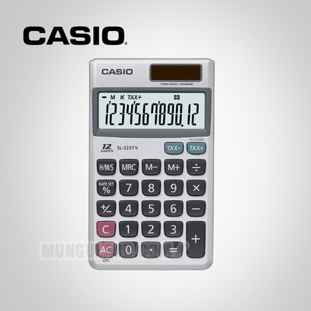 [CASIO] 카시오 일반용 휴대 계산기 SL-320TV