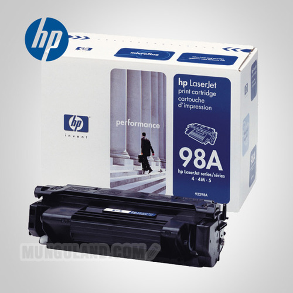 [HP] 98A 검정 정품 레이저젯 토너 카트리지(92298A) 
