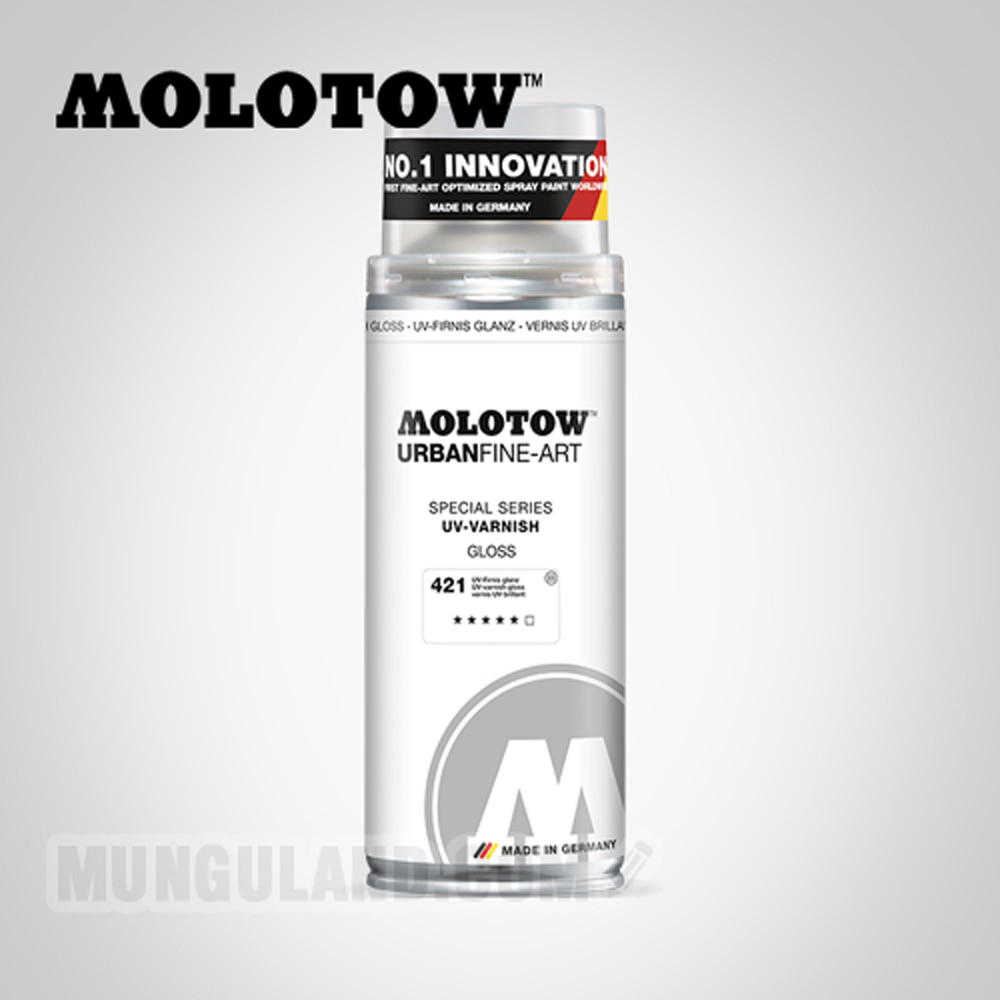 MOLOTOW 모로토 URBAN FINE-ART 스페셜 시리즈 EFFECT UV 바니쉬 락카 스프레이 400ml(유광/무광)