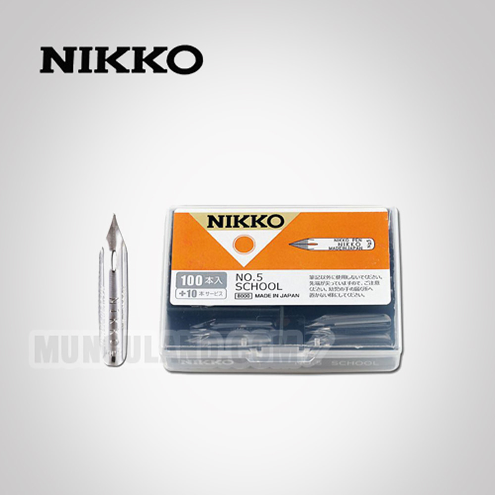 NIKKO 니코 No.5 스쿨펜촉 (100개)
