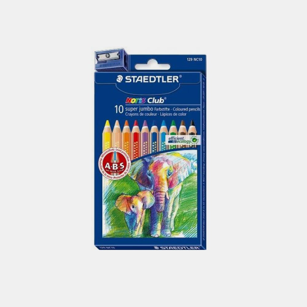 스테들러 코끼리 색연필 10색 elefant 129 1287