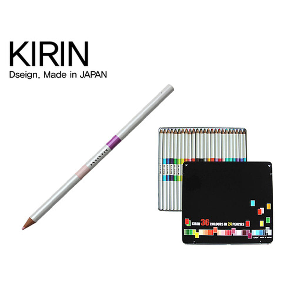 기린36색24본 색연필세트(KIRIN36Colors in24Pencils)