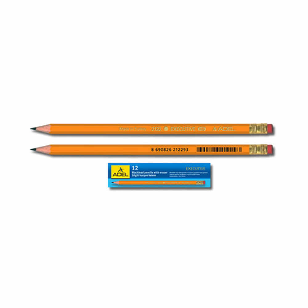 ADEL Rubber tipped Pencils Excutive 아델 익스큐티브 지우개달린연필 2122 HB