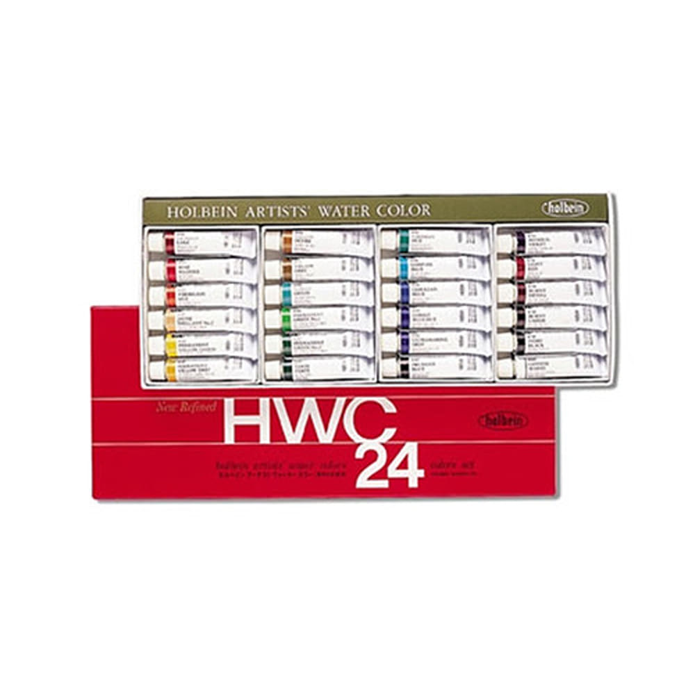 홀베인 HWC수채물감 24색세트 5ml