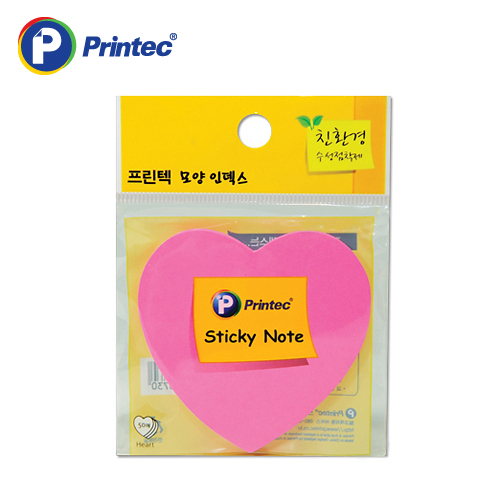 프린텍 DI010_하트/핑크/50매