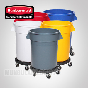 rubbermaid 러버메이드 브루트+돌리 세트 (75ℓ/121ℓ) (뚜껑 별도구매)