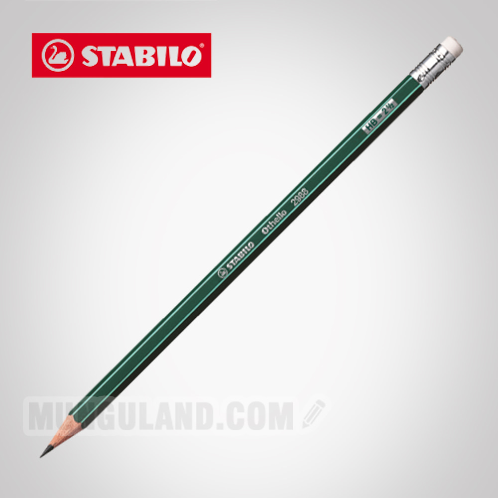 STABILO Graphite Pencil Othello 스타빌로 오셀로 지우개달린연필 2988