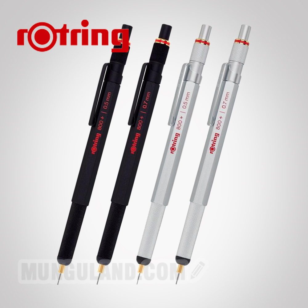 Rotring 800+ 플러스 터치펜 겸용샤프 0.5mm 0.7mm 블랙 실버 stylus hybrid