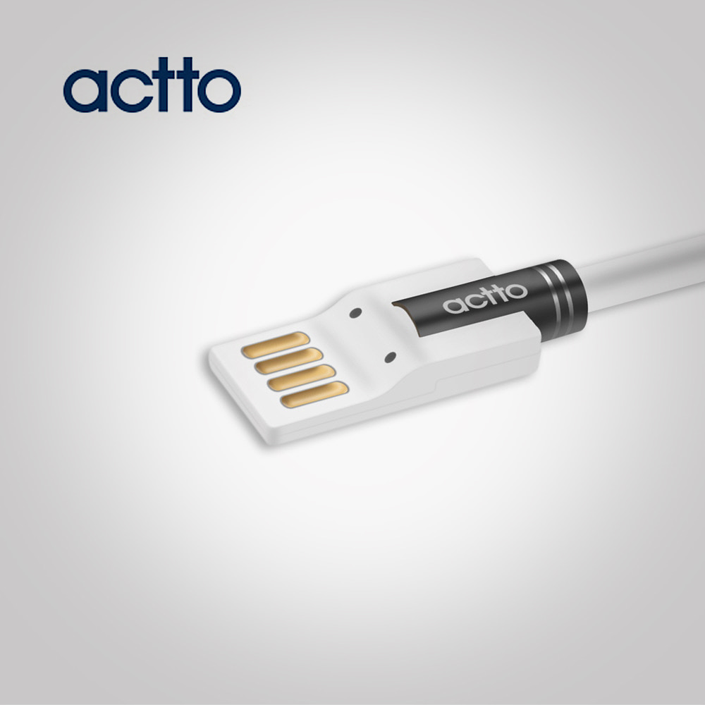 엑토 알로이 애플 8핀 충전 &amp; 데이터 케이블 USB-37