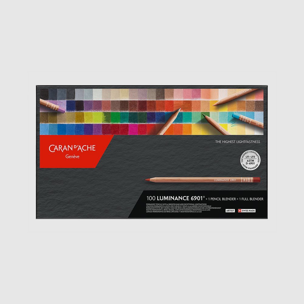 까렌다쉬 루미넌스 6901® 유성색연필 100색+2블랜더