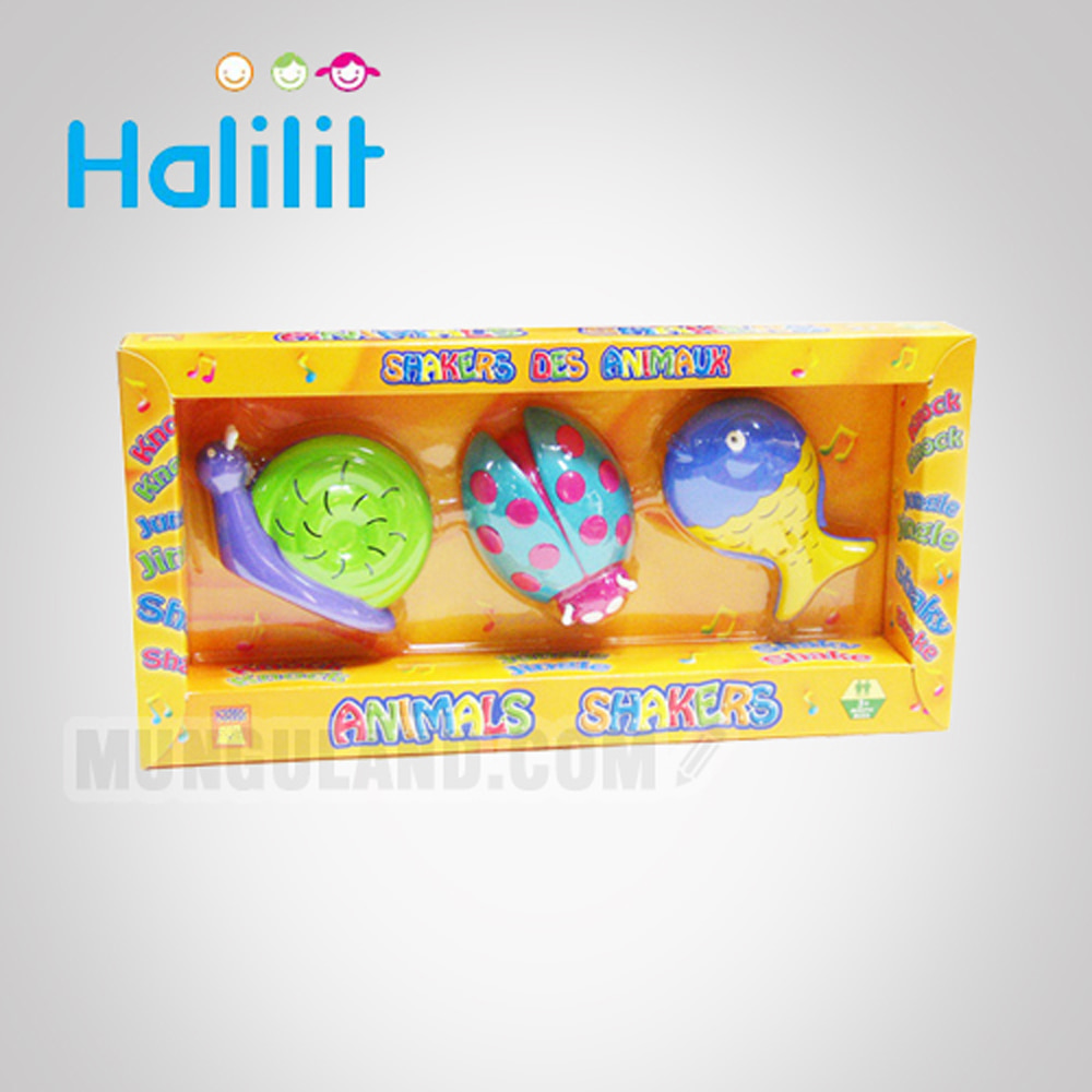 Halilit 할릴릿 동물 쉐이커 3개 세트(MP3900)