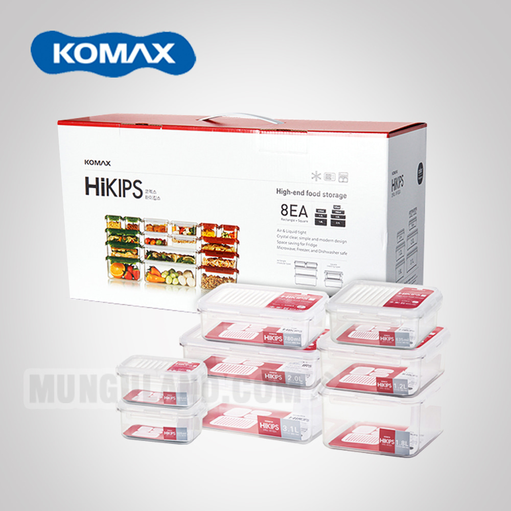 KOMAX 코멕스 HIKIPS 하이킵스 기프트세트 직정 8종세트[투명]
