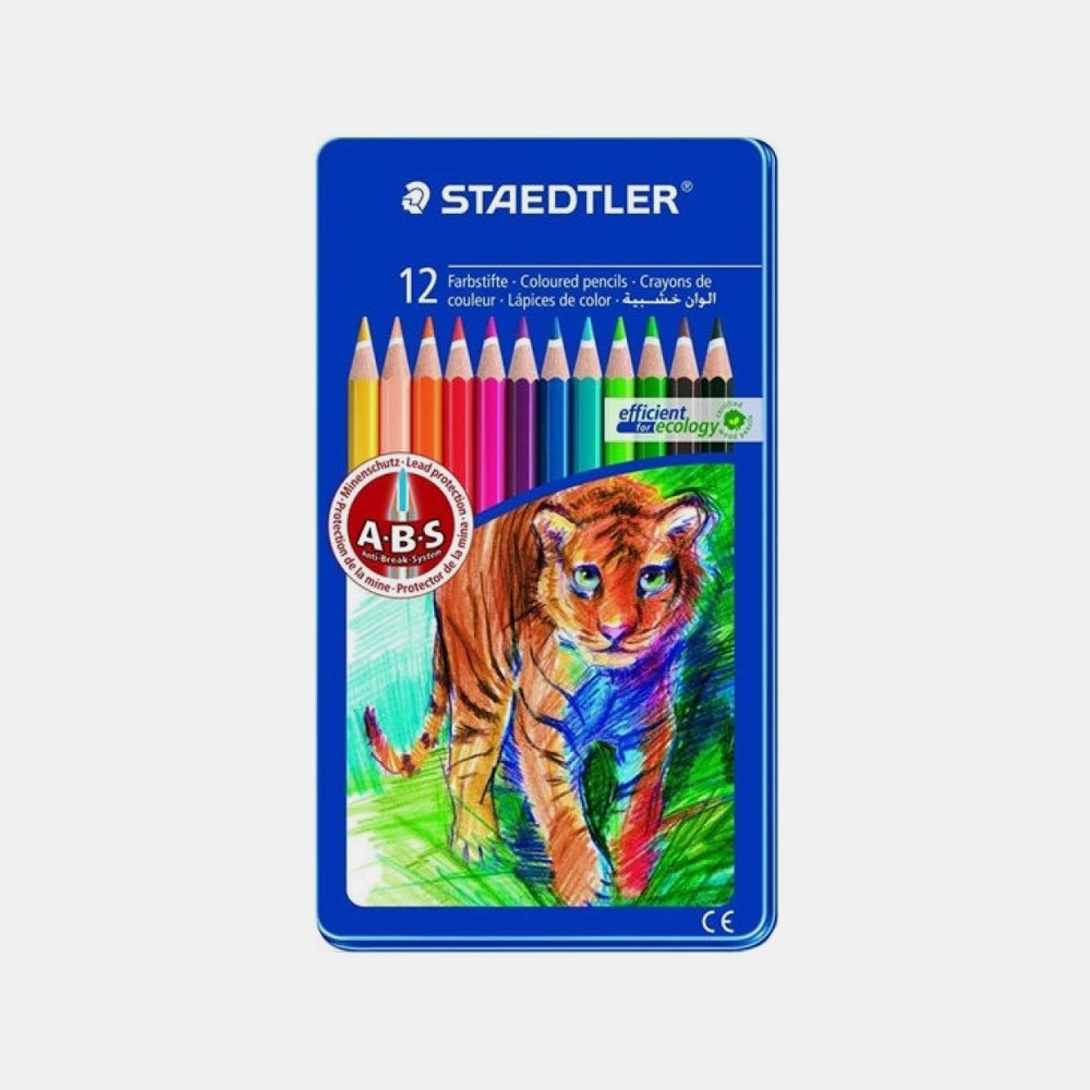 스테들러 메탈틴 색연필 STAEDTLER® 145 12색