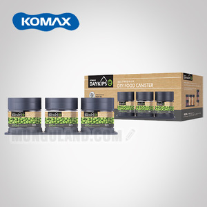 KOMAX 코멕스 DAYKIPS e 데이킵스 이코노 플라스틱밀폐용기 트레이 3ea 세트