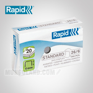 Rapid 래피드 Standard 표준 스테플심 26/6 1000pcs
