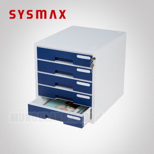 SYSMAX 시스맥스 시스템 칼라서류함 5단 네이비
