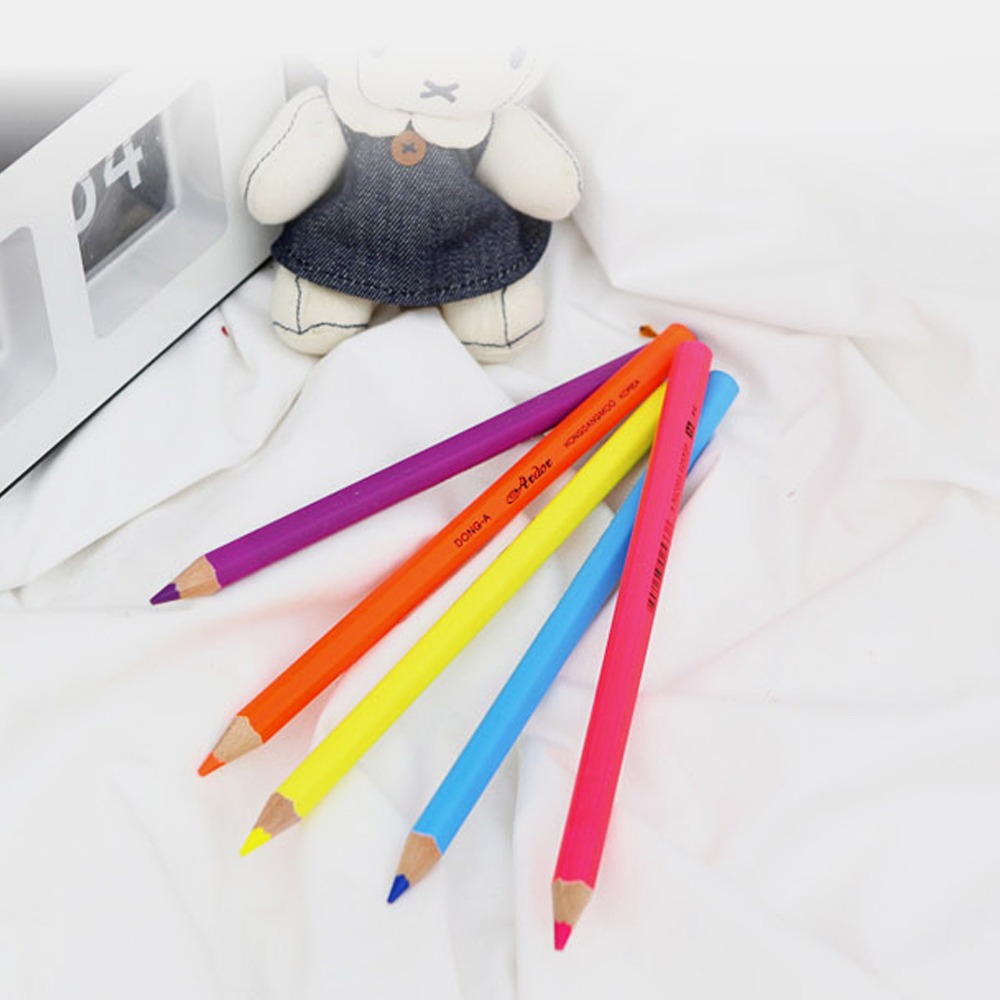 동아 아도르 4색혼합색연필
